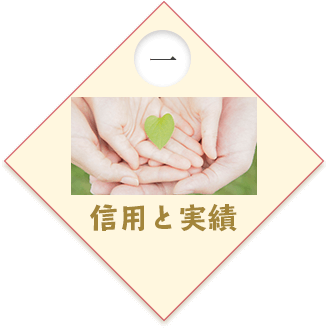 信用と実績